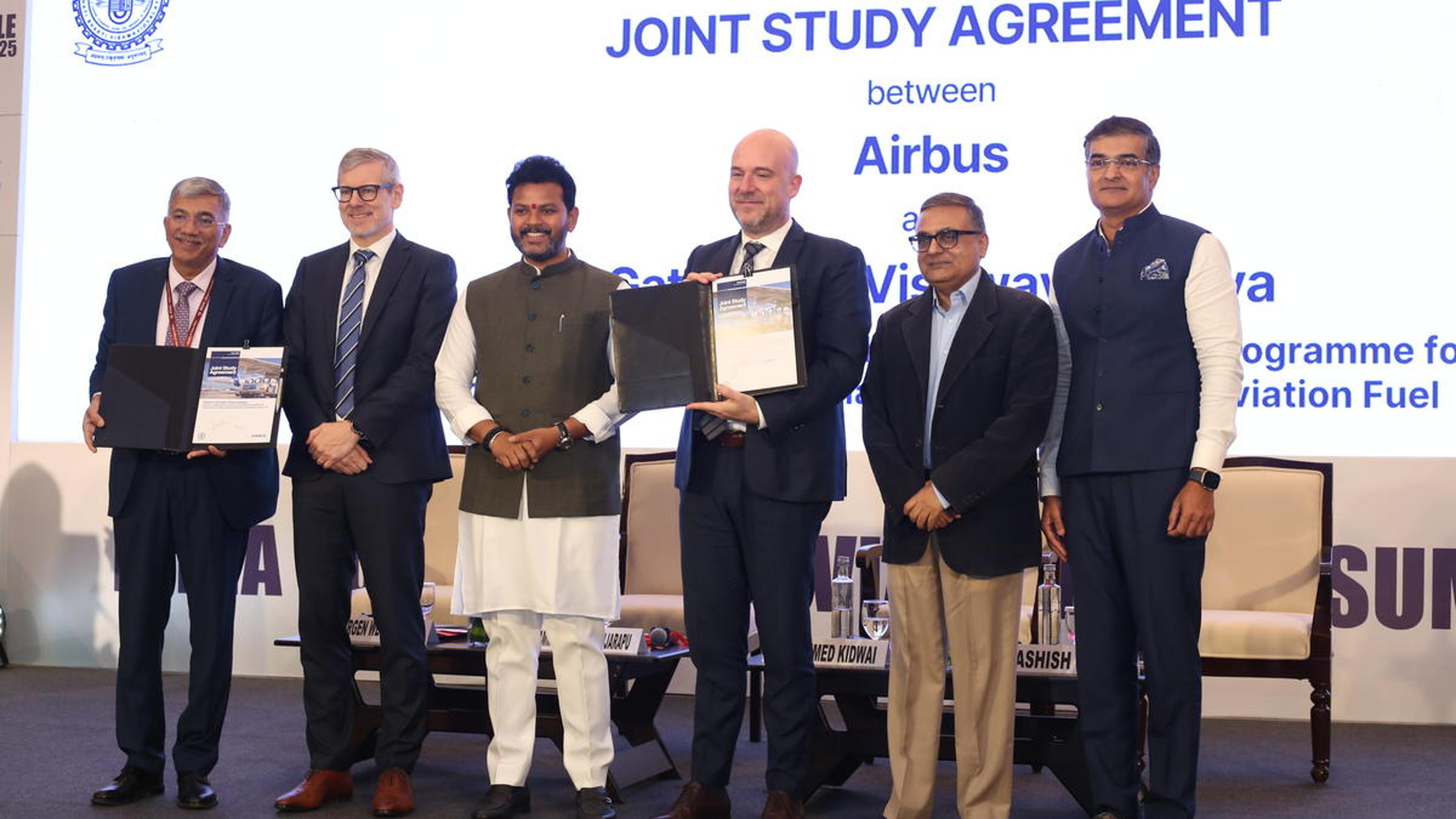 Airbus, Gati Shakti Vishwavidyalaya Forge Agreement to Pioneer Waste-to-Sustainable Aviation Fuel R&D in India