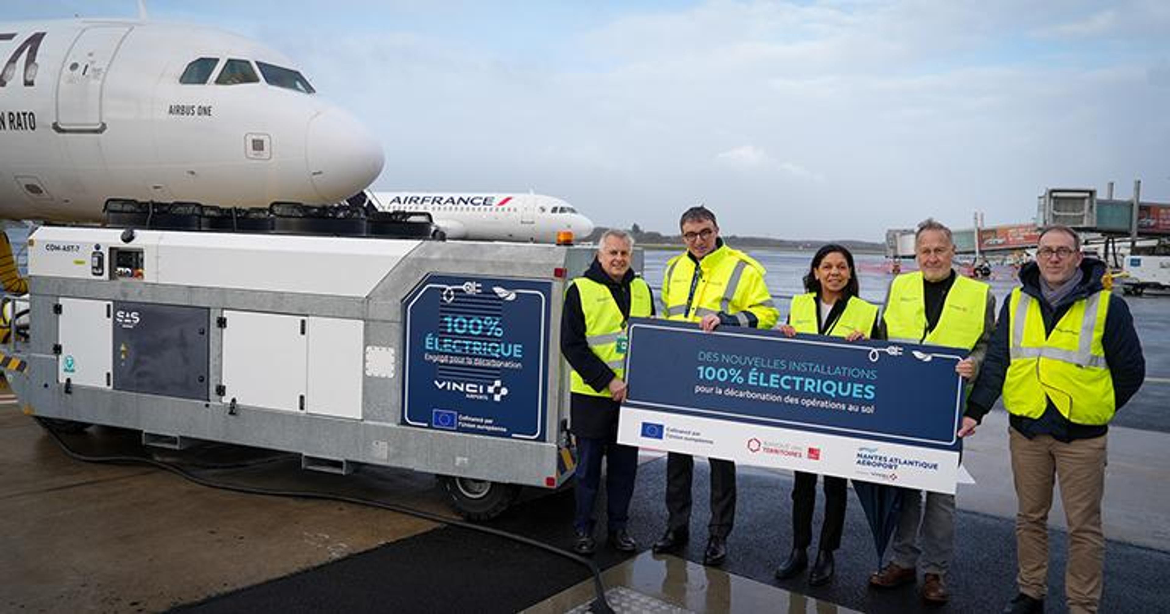 VINCI Airports’ Nantes Atlantique Commissions New Infrastructure to Decarbonise Ground Operations