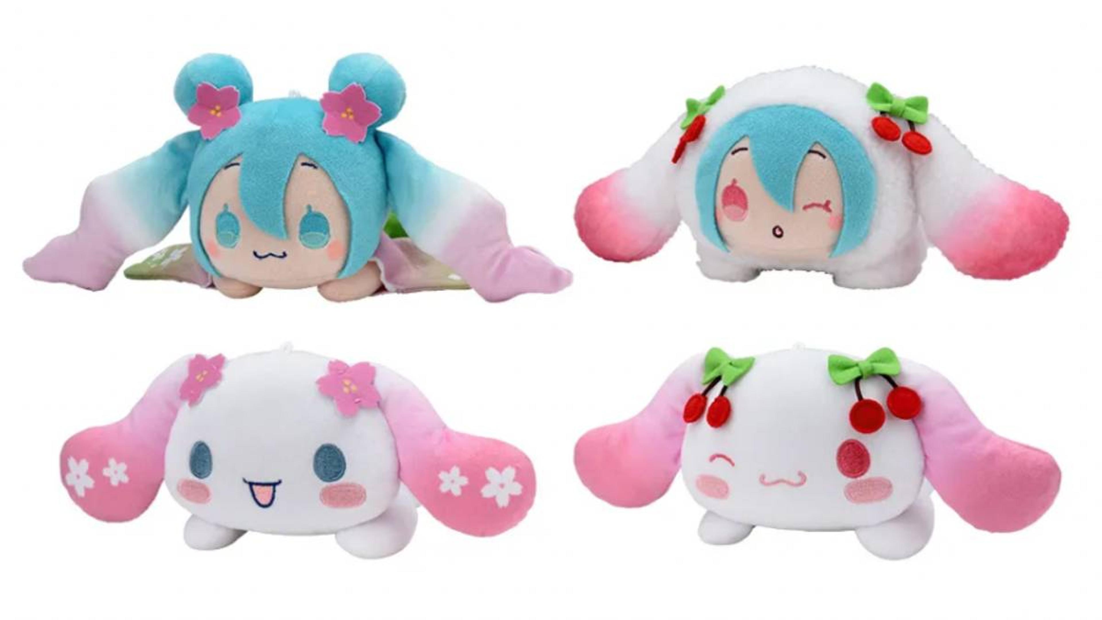 Sakura Miku Cinnamoroll Plush Appear